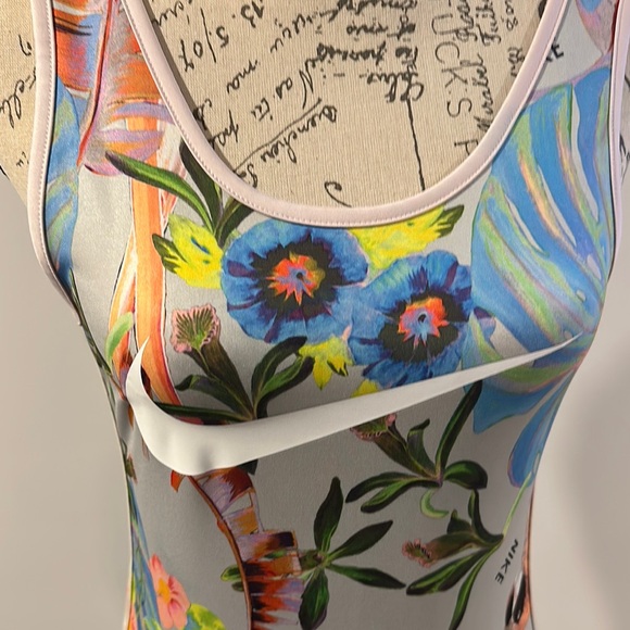 Nike Blue and Yellow Scoop Neck Sundress Midi - Picture 2 of 4